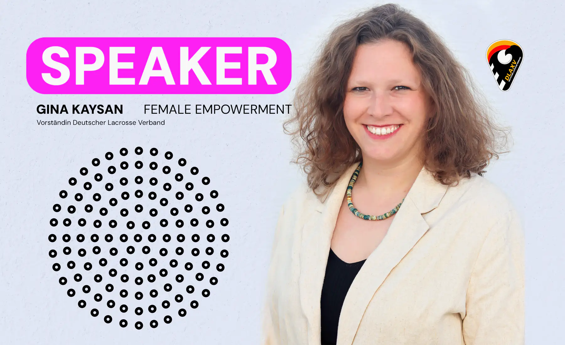 Speaker: Gina Kaysan — Female Empowerment